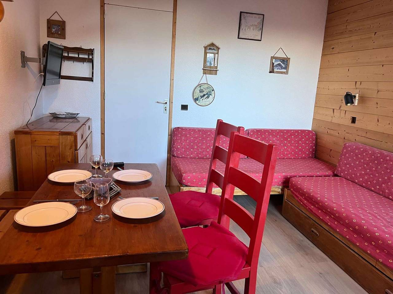 Hel ferielejlighed, Cristallin 33 - Lovely 2-room apartment at the foot of the slopes in Valmorel, Les Avanchers-Valmorel