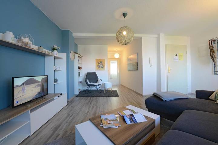 Ferienwohnung für 4 Personen, mit Terrasse und Seeblick sowie Ausblick in Wismar - 4