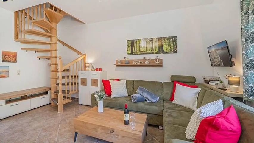 Ferienwohnung für 4 Personen, mit Sauna und Terrasse sowie Garten in Garz - 4