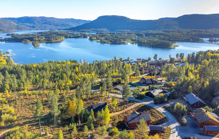 Feriehus for 8 personer, med Terrasse og Hage i tillegg til Utsikt i Vrådal