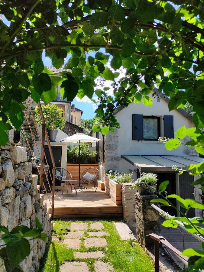 Maison de vacances pour 2 personnes, avec Terrasse ainsi que Jardin et Vue à Villefort