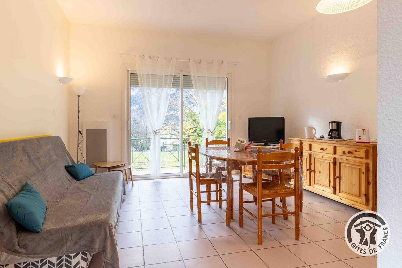 Gîte voor 2 personen met tuin in Ornolac-Ussat-les-Bains, Ariège