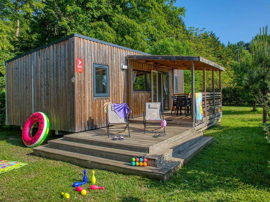 Flower Camping La Sagne - Safarizelt 4 personen - Safari Standard 25m² (2 Zimmer) 4 Pers. in Vitrac, Périgord Noir