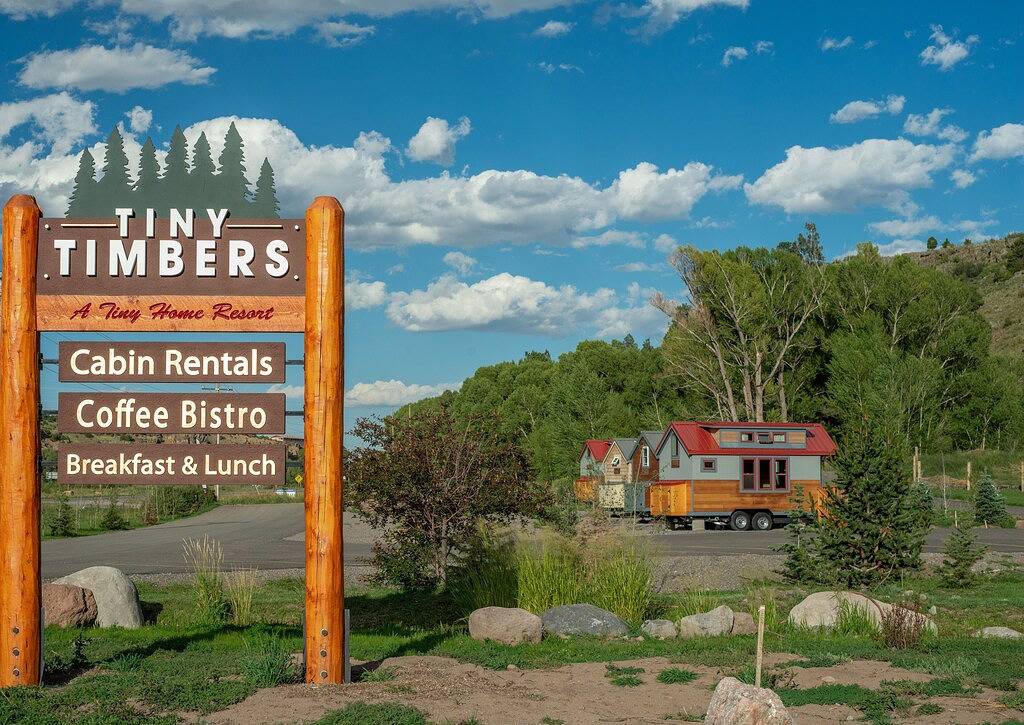 Max's Cabin at Tiny Timbers Resort and Spa! in Rio Grande National Forest