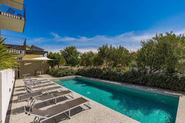 Appartement de vacances pour 4 personnes, avec piscine ainsi que vue sur l’océan et balcon - 1