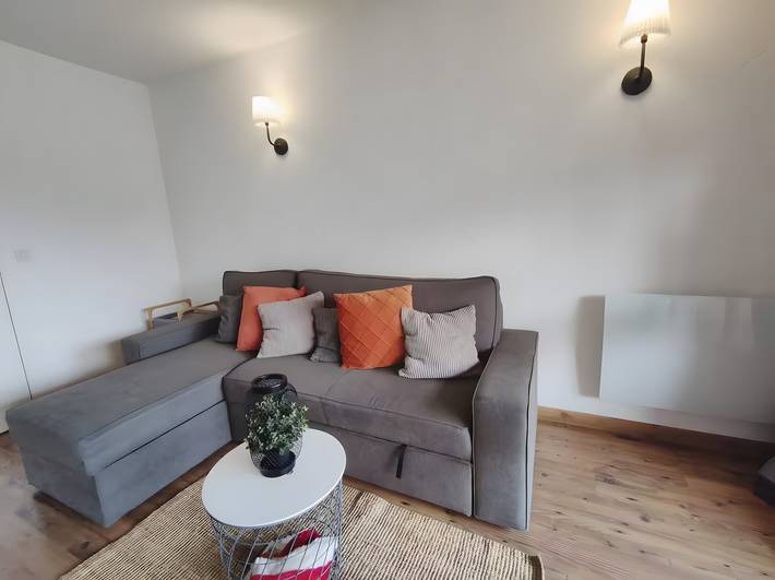 Ganze Wohnung, Appartement 'Studio Im Herzen von Praloup' mit Bergblick und Privater Terrasse in Pra-Loup, Uvernet-Fours