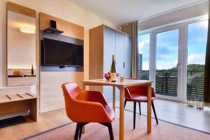 Ferienwohnung für 3 Personen, mit Ausblick und Garten, mit Haustier in Wreechen