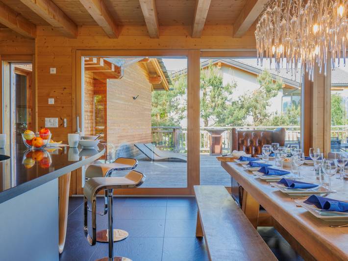 Ferienhaus für 14 Personen, mit Sauna und Garten im Wallis - 4