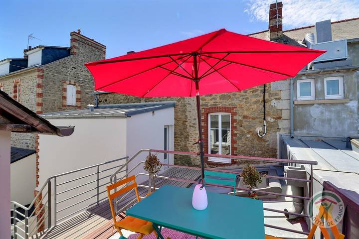 Gîte pour 4 personnes, avec Terrasse et Vue à Dinard