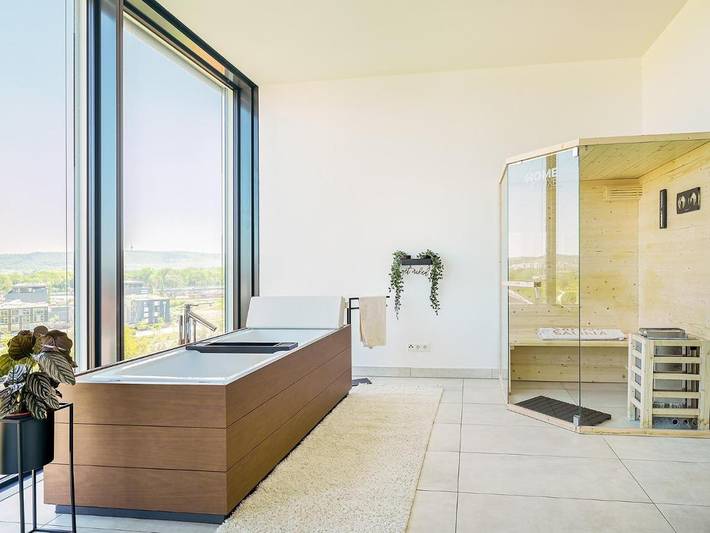 Ferienwohnung für 4 Personen, mit Sauna und Ausblick in Karlsruhe - 2