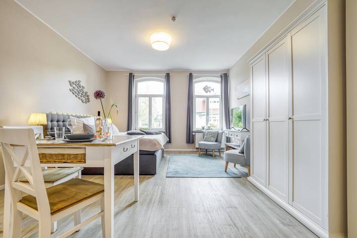 Ferienwohnung für 2 Personen, mit Sauna und Garten in Prerow