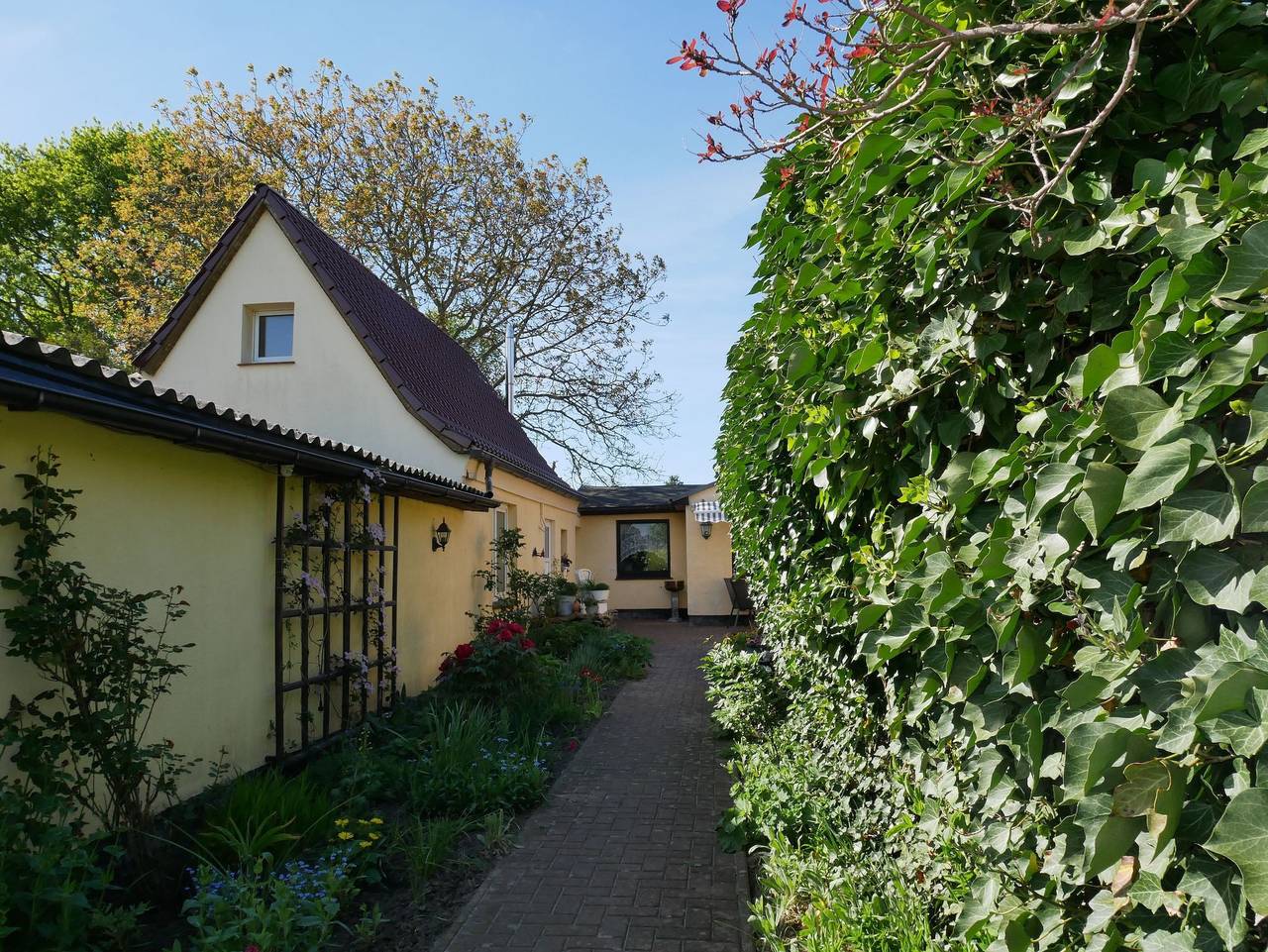 Ganze Ferienwohnung, Fewo Mölschow auf Usedom mit einem Garten und W-Lan - Ferienwohnung in Mölschow, Usedomer Norden