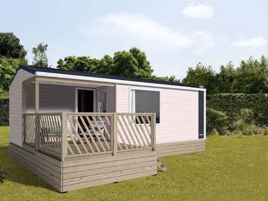 Camping 2 Plages et Océan - Mobilheim 6 personen - Aqua 3 Zimmer 6 Personen Halbüberdachte Terrasse - Île aux trésors in Châtelaillon-Plage, La Rochelle und Umgebung