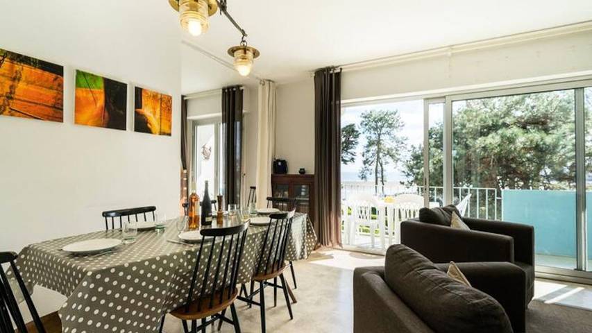 Gîte pour 7 personnes, avec balcon, animaux acceptés dans Plage de Beaumer - 2