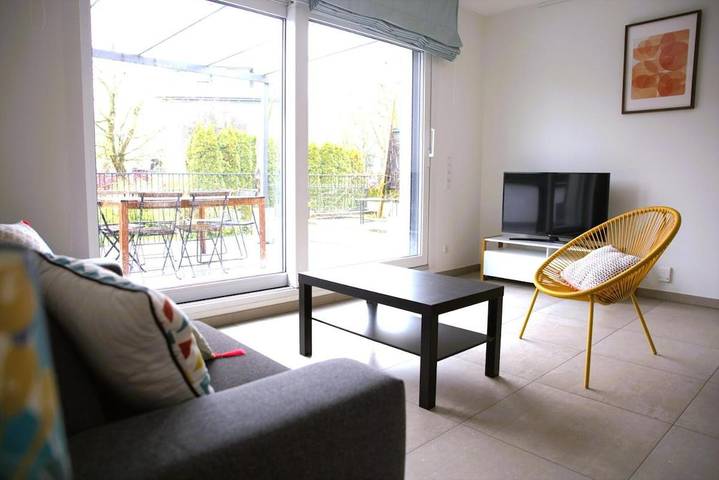 Appartement de vacances pour 4 personnes, avec terrasse et jardin, animaux acceptés
