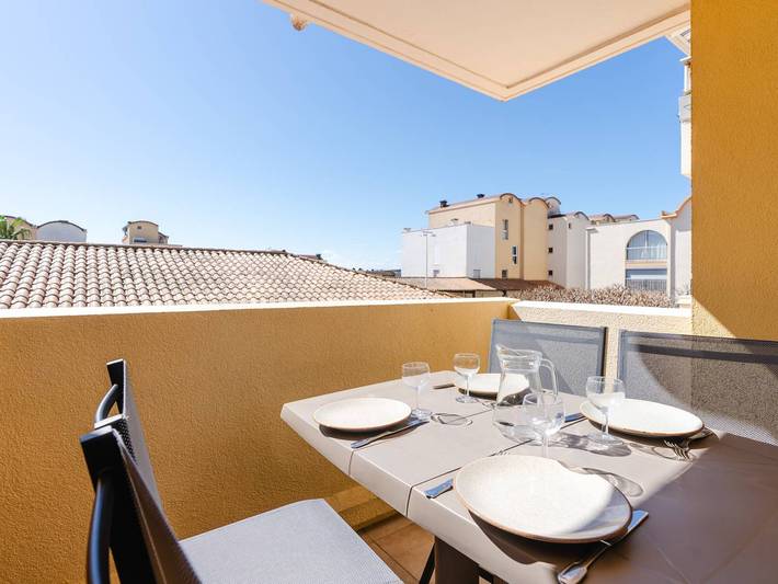 Studio pour 4 personnes, avec piscine à Gruissan