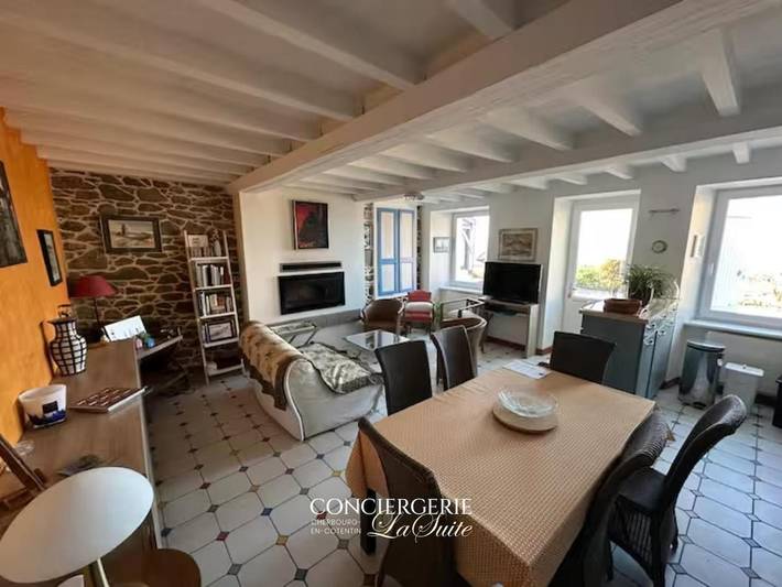 Location de vacances pour 6 personnes, avec terrasse dans Port de Dielette