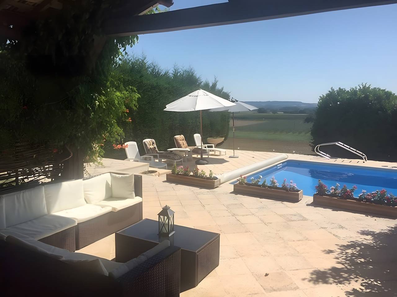 Charmantes Ferienhaus mit privatem Pool auf dem französischen Land in Saint-Étienne-de-Fougères, Villeneuve-sur-Lot und Umgebung