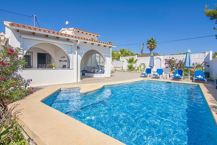 Finca für 6 Personen, mit Garten und Terrasse, mit Haustier in Benissa