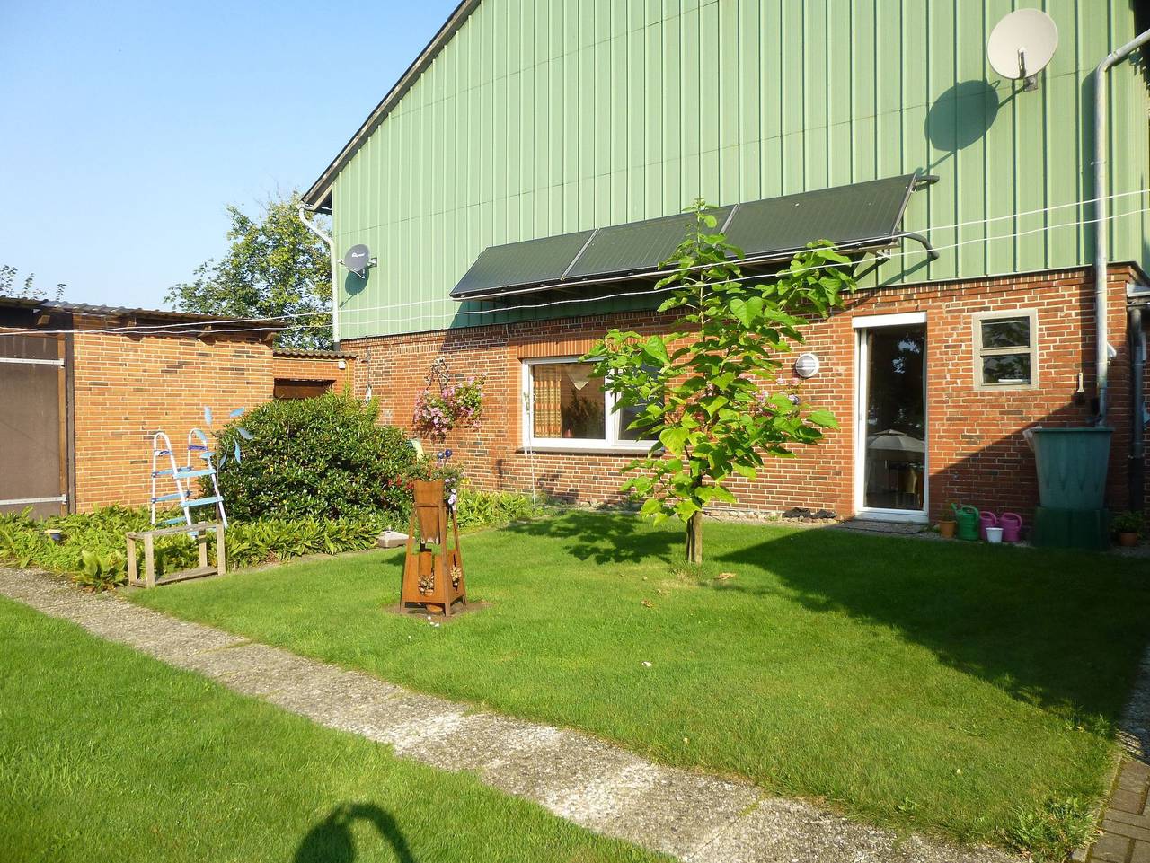 Ganze Ferienwohnung, Stöterau: ebenerdige Fewo mit Sonnenterrasse - Ferienwohnung Stöterau in Erfde, Eider-Treene-Sorge