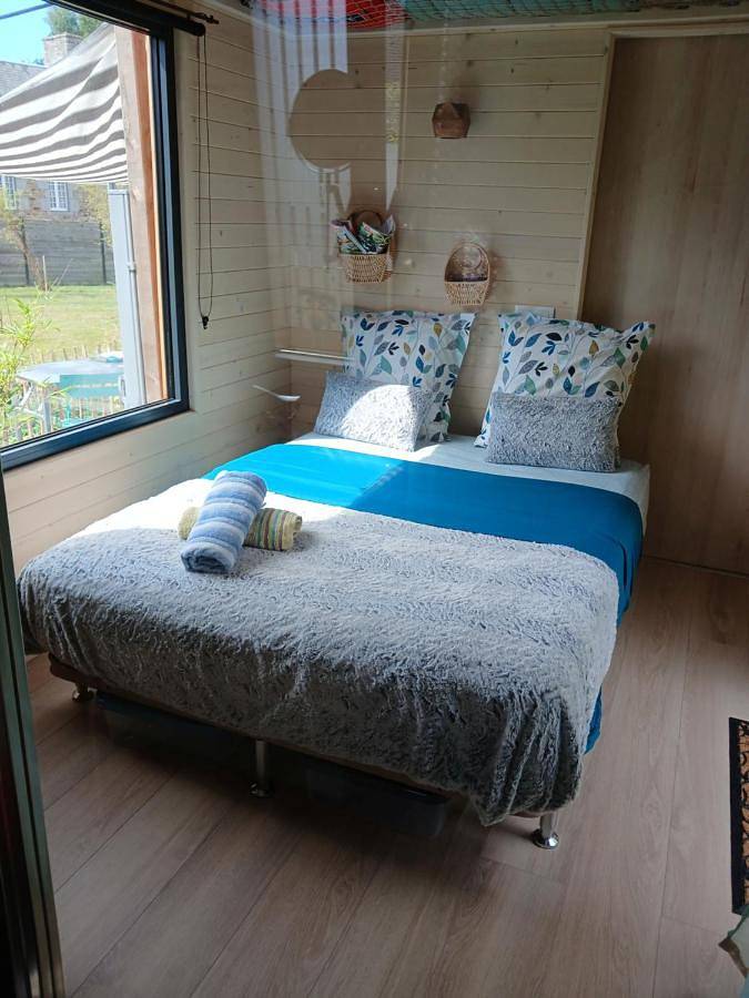Maison de campagne pour 2 personnes, avec Terrasse ainsi que Jardin et Vue à Saint-Pierre-Langers