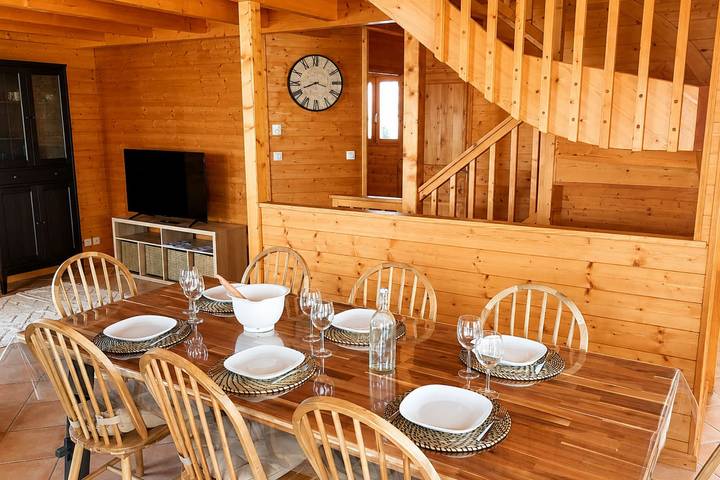 Chalet vue panoramique 8 pers - 1 min des pistes in Les Orres, Parc national des Écrins