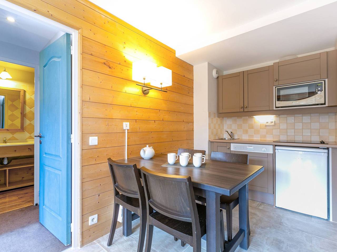 Ganze Wohnung, Gemütliche 2-Zimmer-Wohnung, 5 Pers, Balkon, La Plagne in La Plagne, Bellentre