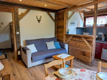 Gîte pour 4 personnes, avec balcon à Saint-Gervais-les-Bains