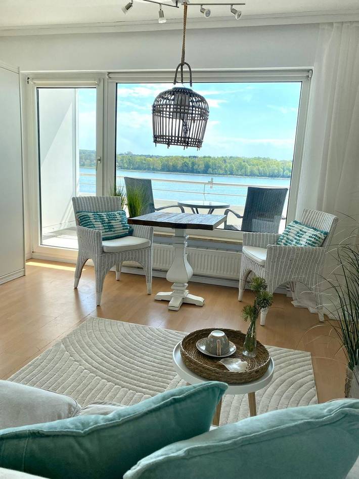 Ferienwohnung für 2 Personen, mit Balkon und Garten sowie Seeblick am Steinwarder - 4