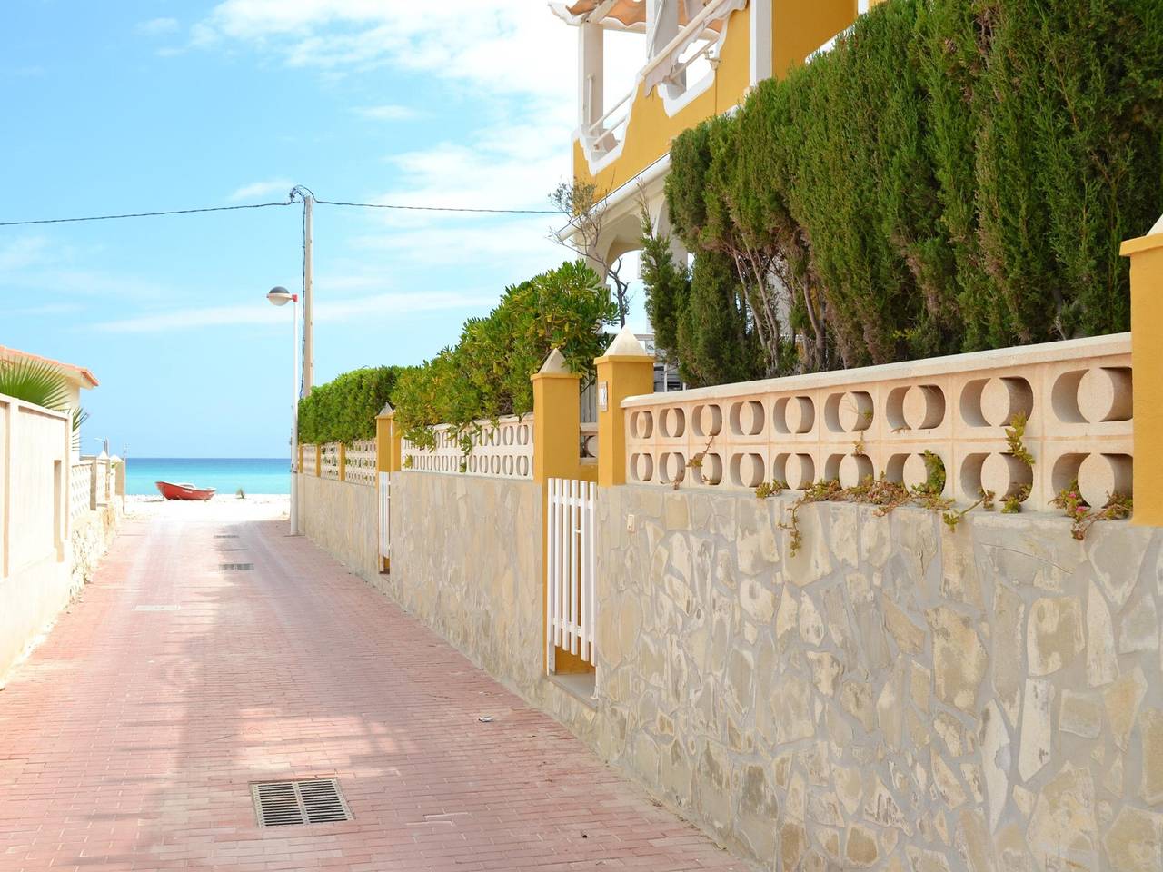 Maison de ville au bord de la mer avec terrasse privée et climatisation - Els Poblets in Almadrava, Costa Blanca