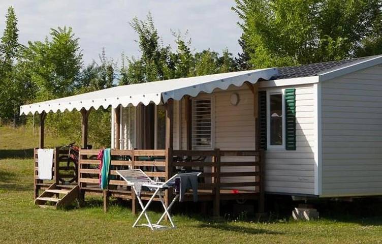 Mobil home pour 6 personnes, avec bassin pour enfant à La Romieu - 3