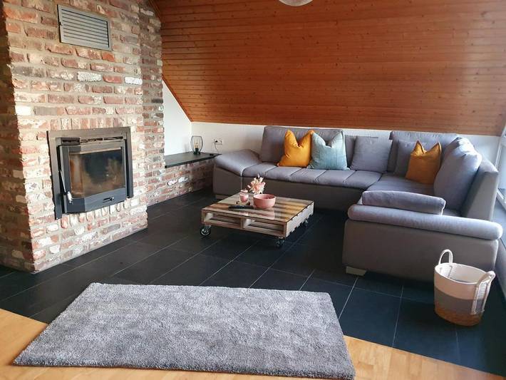 Ferienwohnung für 4 Personen, mit Balkon und Terrasse sowie Ausblick