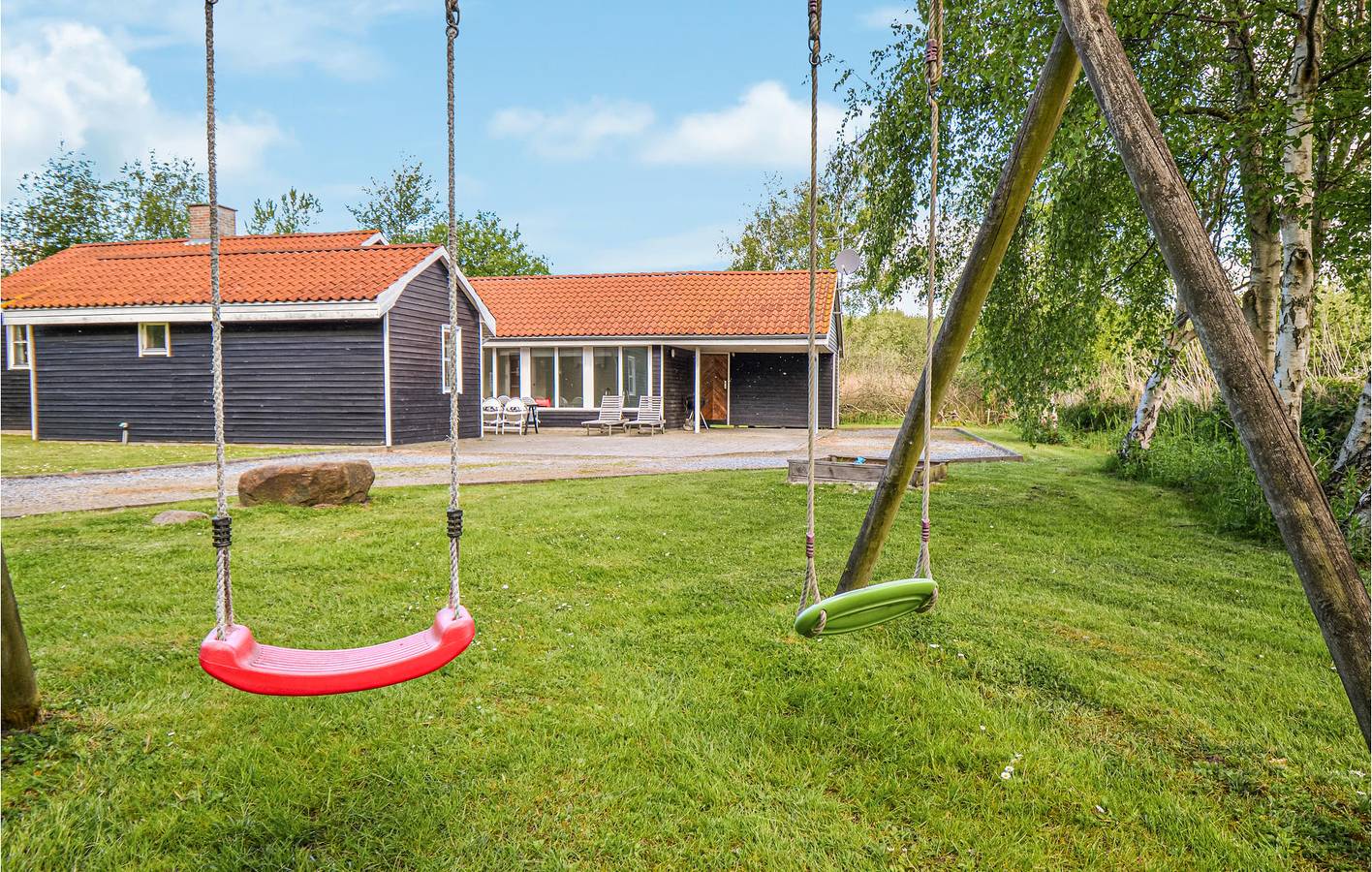 Feriehus for 8 personer med jacuzzi in Øerne, Ebeltoft