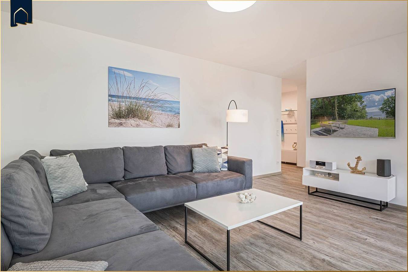 Ganze Wohnung, Moderne Ferienwohnung am Stettiner Haff mit Garten und Balkon in Zirchow, Usedom