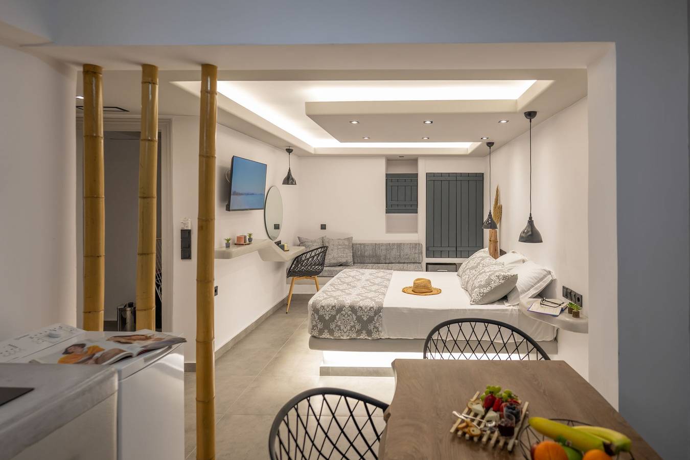 Appartement entier, Appartement "Comfort Living" avec jardin partagé, Wi-Fi et climatisation in Naxos Ville, Cyclades