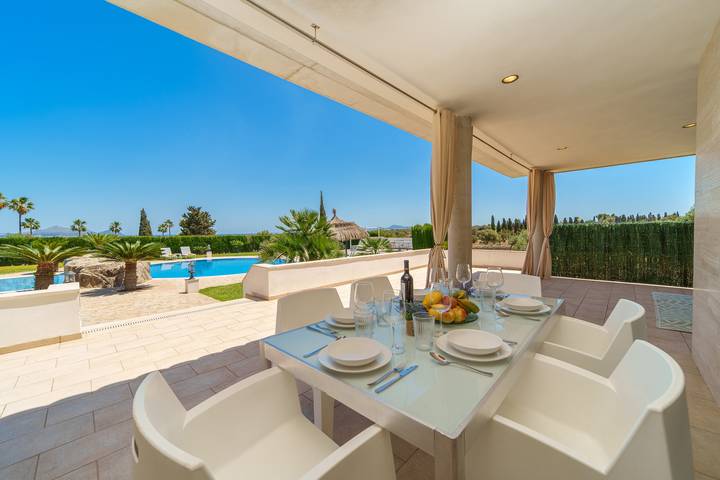 Finca am Strand für 6 Personen, mit Whirlpool und Garten sowie Terrasse in Muro - 4