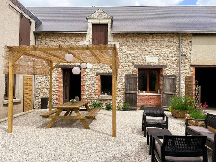 Maison de campagne pour 6 personnes, avec Terrasse et Jardin à Oisly