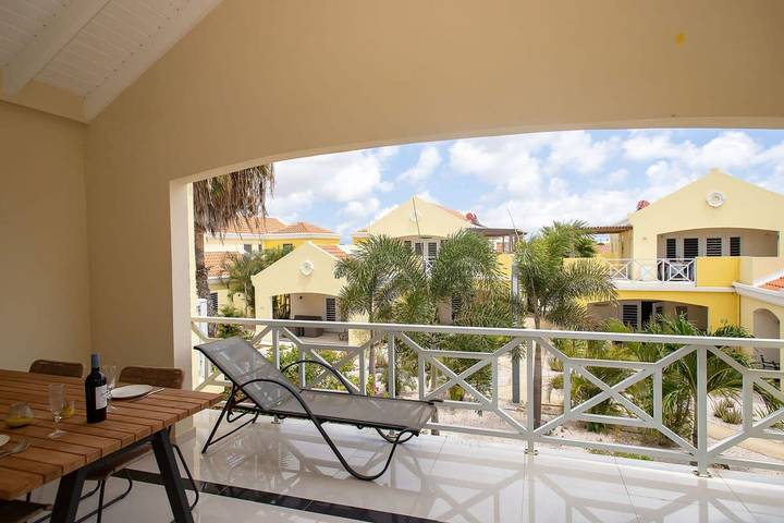 Vakantieappartement voor 2 personen, met balkon/terras en zwembad op Bonaire
