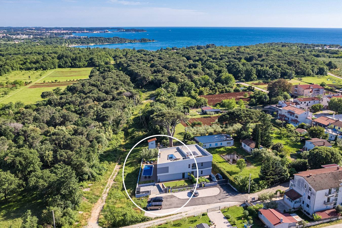 Villa Pinus in Cervar, Porec und Umgebung