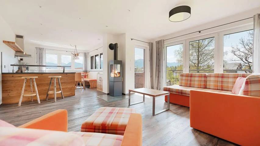 Ferienwohnung für 4 Personen, mit Balkon und Sauna