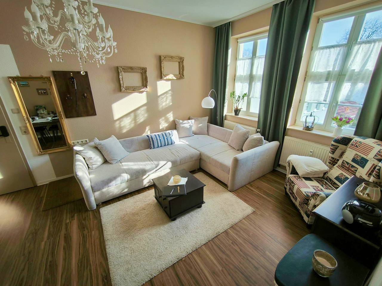 Apartamento de férias inteiro, Apartment London (Garten & Pool als Extra möglich) barrierefrei in Muhlhausen, Unstrut-Hainich