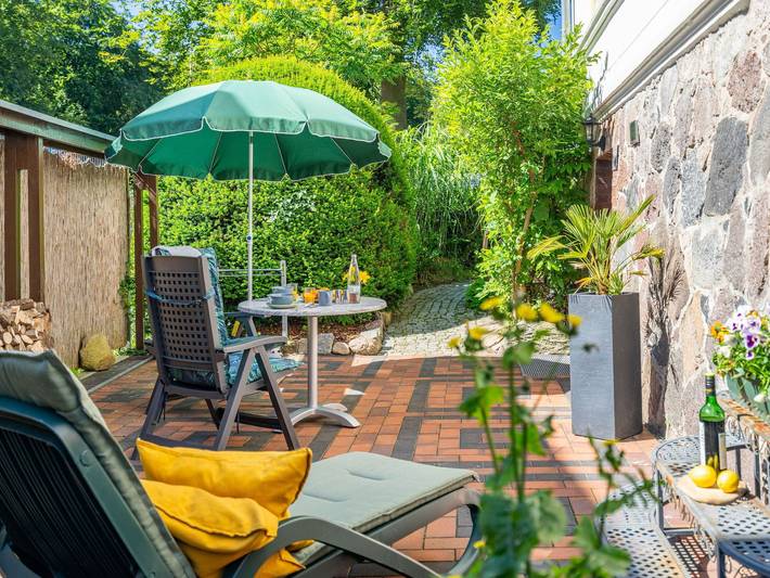 Ferienwohnung für 2 Personen, mit Terrasse und Garten, mit Haustier in Heringsdorf