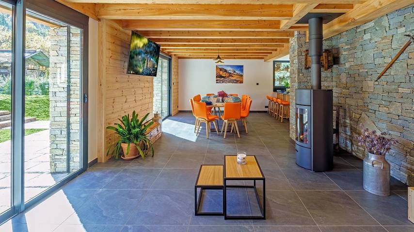 Gîte für 14 Personen, mit Sauna und Balkon sowie Garten - 1