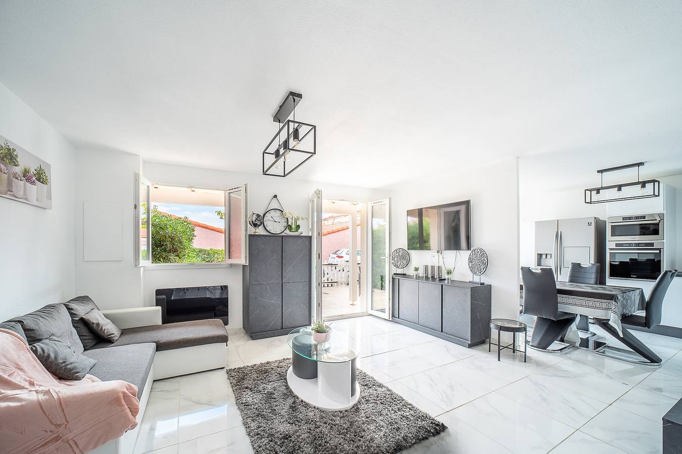 Ganze Wohnung, Ferienwohnung für 6 Personen mit Pool in Le Barcarès, Côte d'Améthyste