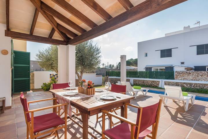 Casa de vacaciones para 6 personas, con terraza y jardín en Menorca - 4