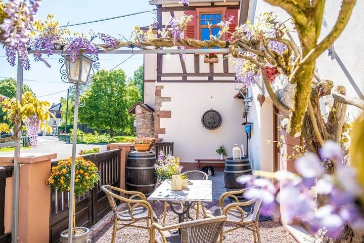 Ferienhaus für 3 Personen, mit Balkon und Terrasse sowie Ausblick in Wissembourg