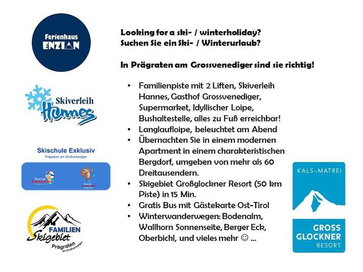 Ferienwohnung für 2 Personen, mit Terrasse und Ausblick in Prägraten am Großvenediger - 3