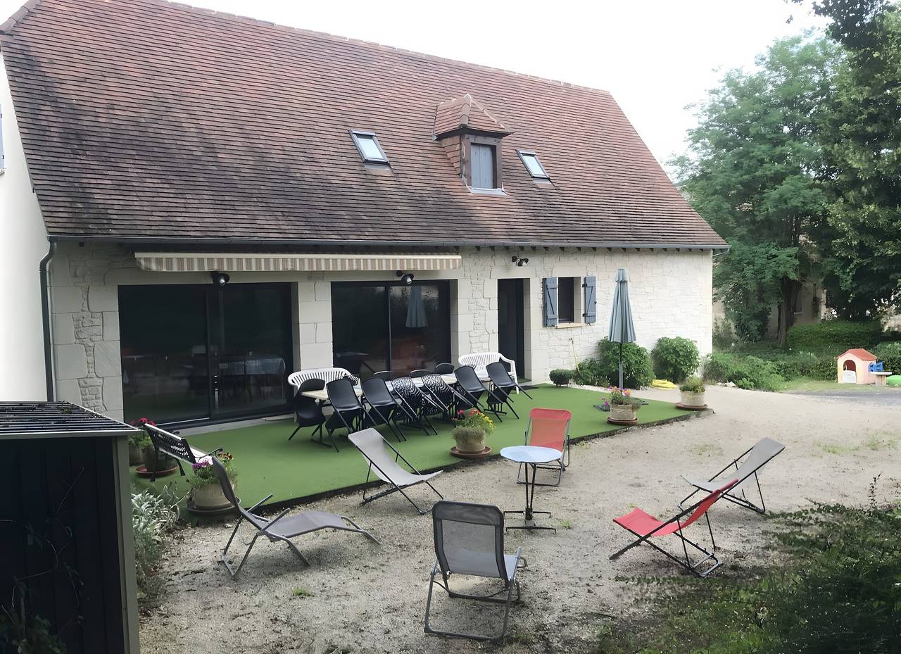 Maison de vacances « Gîte Chez Léontine » avec terrasse privée, Wi-Fi et climatisation in Lacave, Parc Naturel Régional des Causses du Quercy
