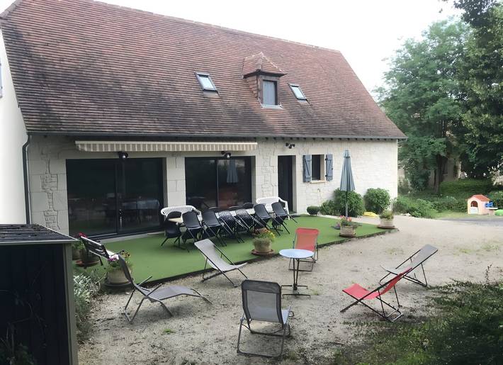 Maison de vacances pour 14 personnes, avec jardin, animaux acceptés