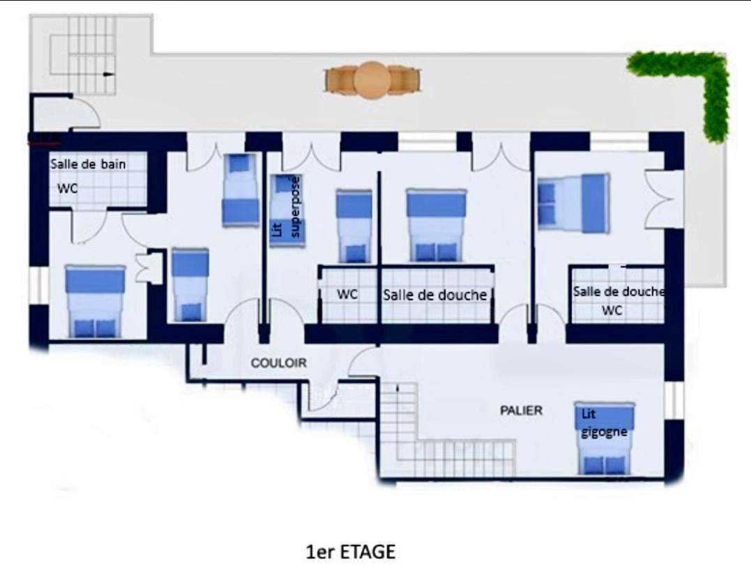 Gîte Les Vernes du Léman 11 à 13 pers in Maxilly-sur-Léman, Région de Thonon-les-Bains